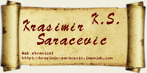 Krasimir Saračević vizit kartica